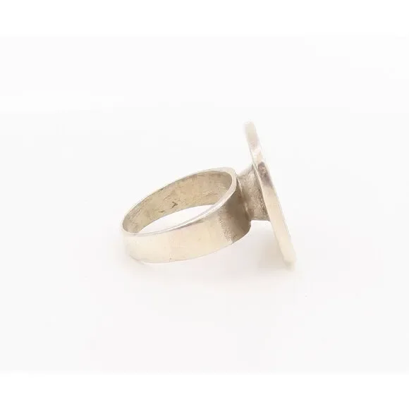 925 Sterling Silver Vintage Ring ISRAEL Multi Color Enameled Crab Sz 7 RG27724 - Picture 3 of 7